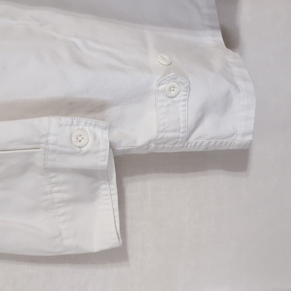 Christopher & Banks Off-White 3/4 Sleeve Button Up Size Large - Picture 5 of 5